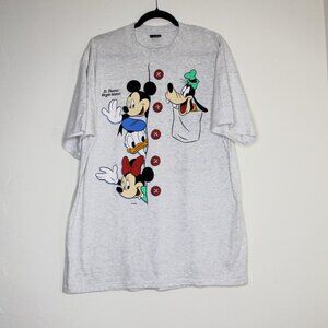 Disney Minnie Mickey Donald Goofy Sr. Thomas Virgin Islands XL T-shirt